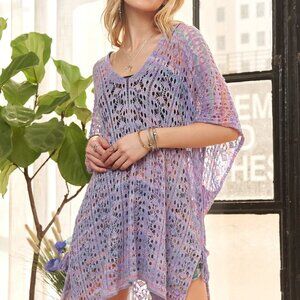 ADORA Crochet‎ Cover Up Tunic Top
